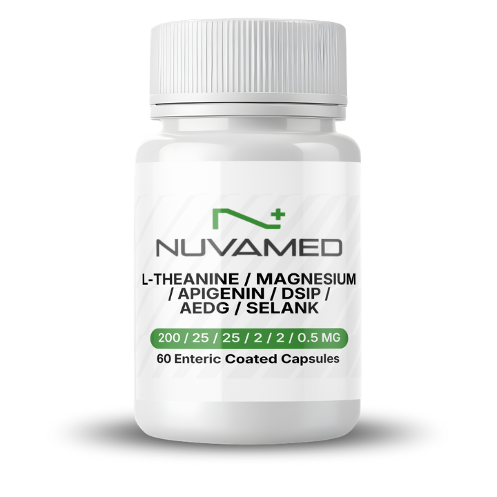 L-Theanine / Magnesium / Apigenin / DSIP / AEDG / Selank Capsules