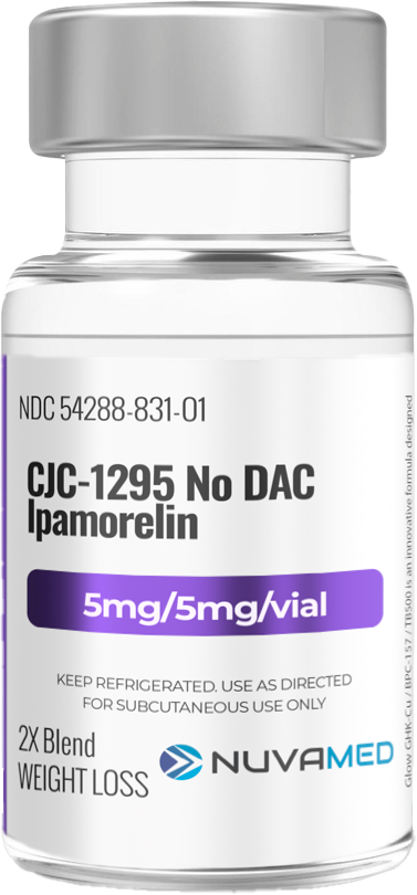 2X Blend CJC-1295 No DAC (5mg) / Ipamorelin (5mg)