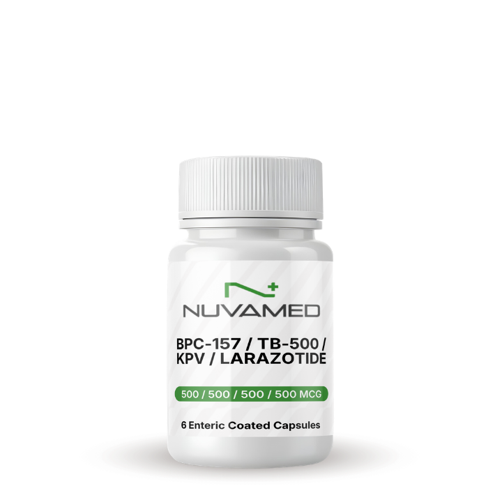 BPC-157 / TB-500 / KPV / Larazotide Capsules Sample