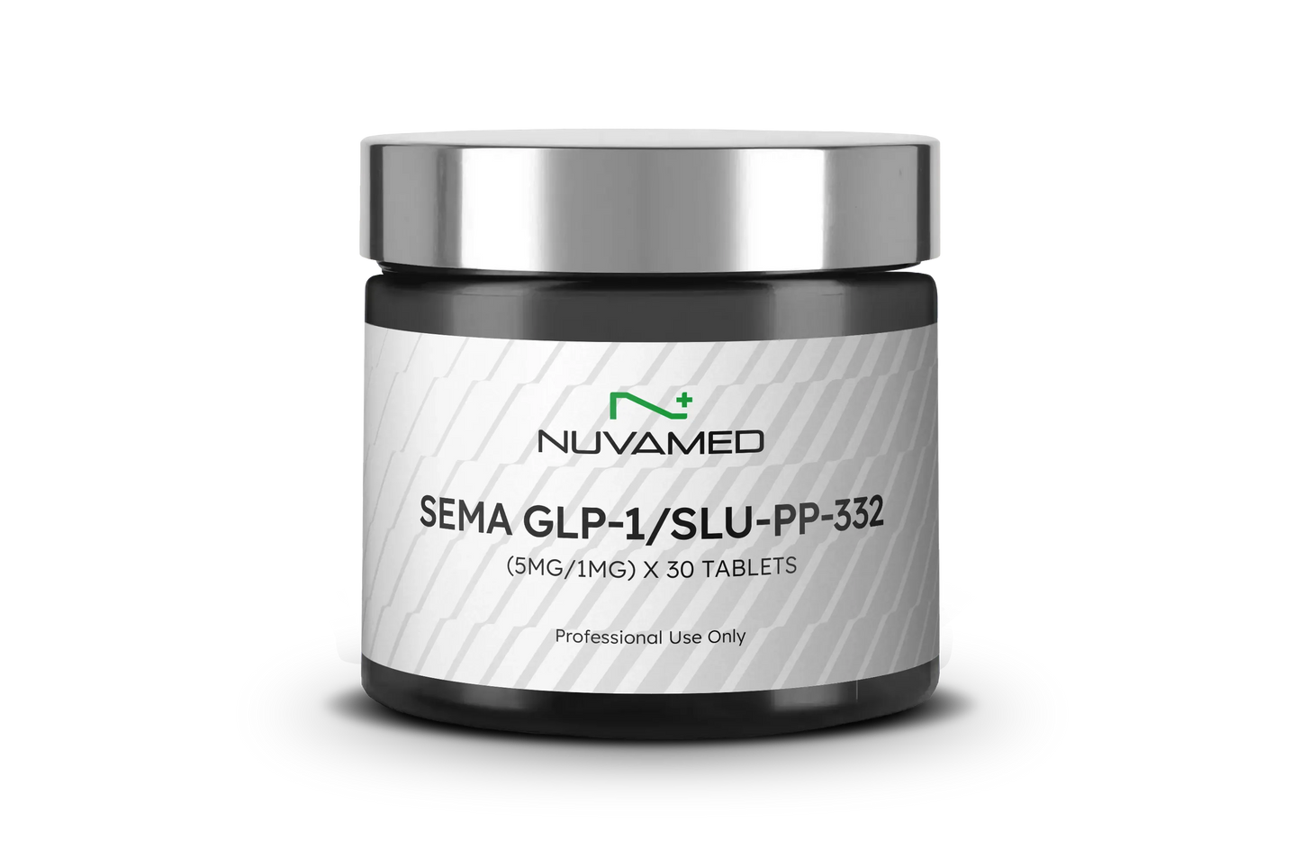 Sema GLP-1 SLU-PP-332 5mg/1mg capsules, 30 count. Pharmaceutical-grade peptide designed to support weight management and metabolic health. Manufactured with third-party COA testing to ensure purity, quality, and effectiveness. Available from NuvaMed for research and wellness use.