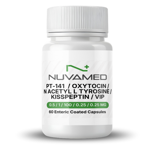 PT-141 / Oxytocin / N Acetyl L Tyrosine / Kisspeptin / VIP Capsules