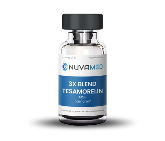3X Blend Tesamorelin (5mg) / MGF (500mcg) / Ipamorelin (2.5mg)
