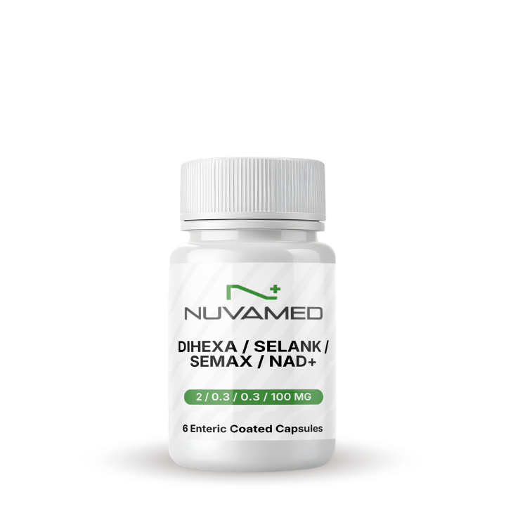 Dihexa / Selank / Semax / NAD+ Capsules Sample Dihexa / Selank / Semax / NAD+ Capsules Sample