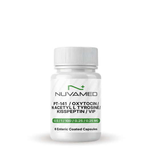 PT-141 / Oxytocin / N Acetyl L Tyrosine / Kisspeptin / VIP Capsules Sample