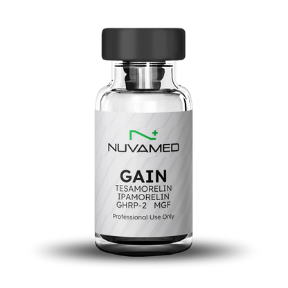 Gain - GHRP-2 (5mg) / Tesamorelin (5mg) / MGF (500mcg) / Ipamorelin (2.5mg)